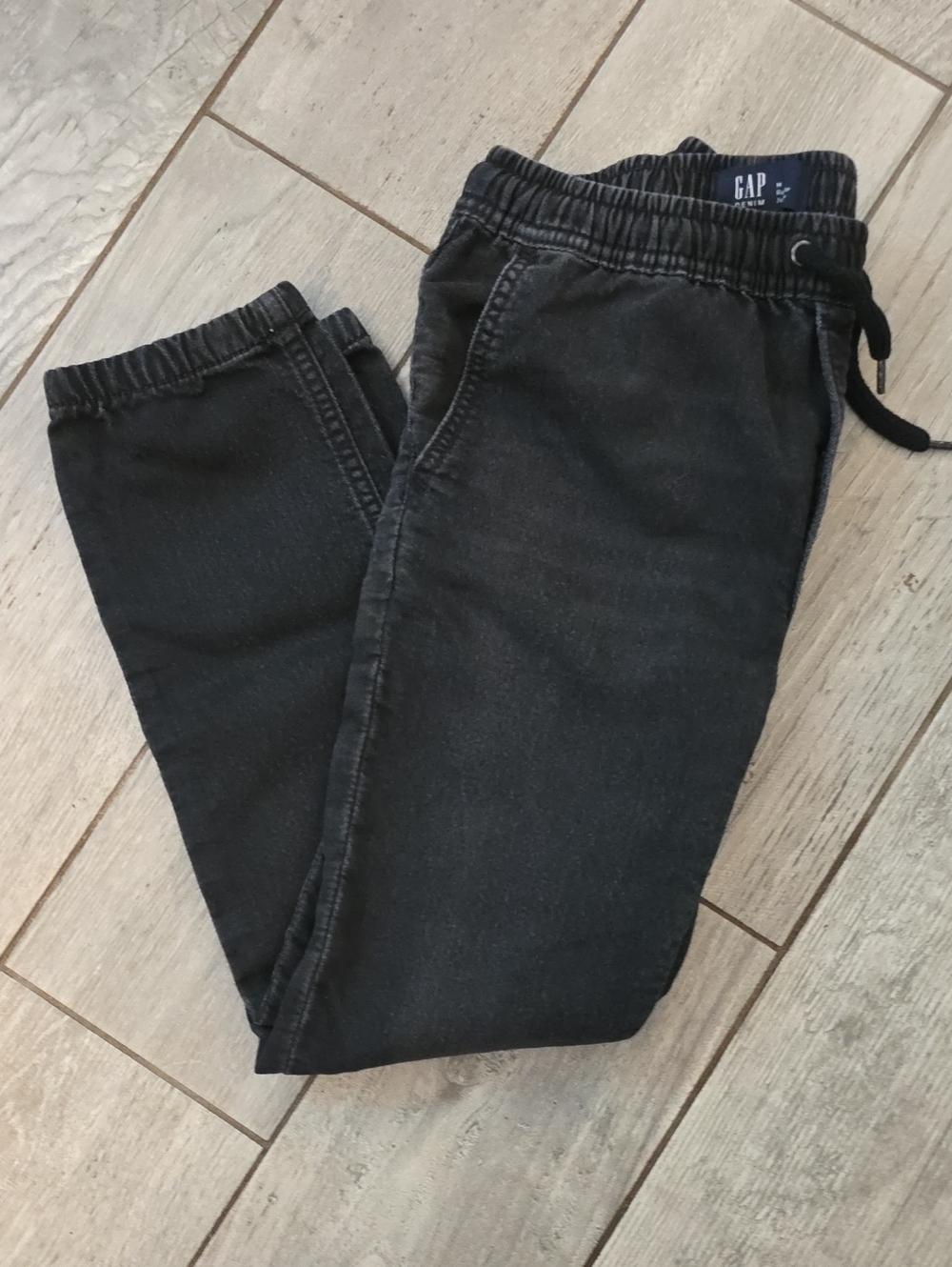 GAP Washed Black Drawstring Joggers